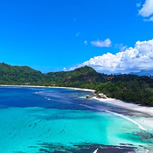 white-sandy-beach-anse-royale - Royale Suites Anse Royale beach, clear blue and pure